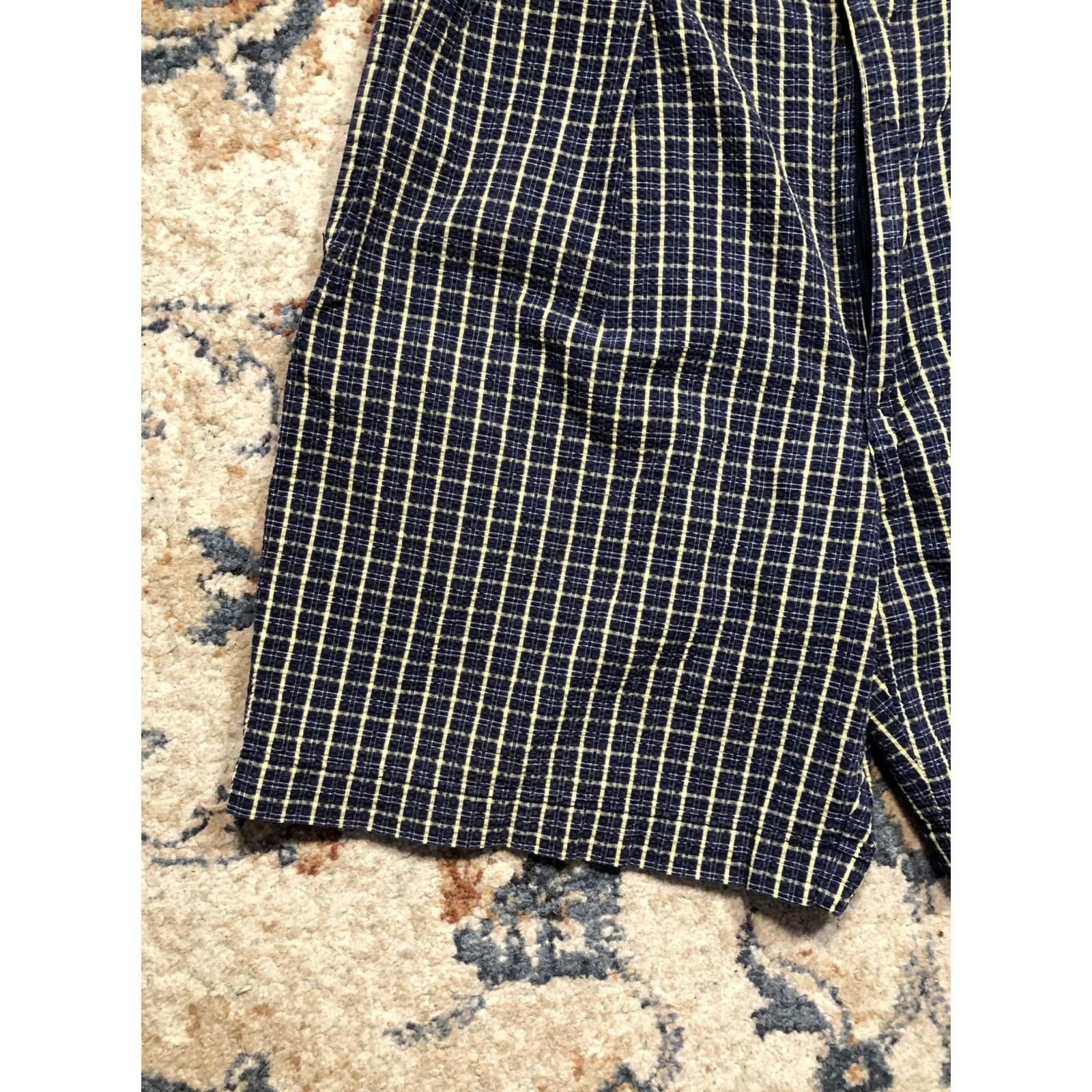 Polo Ralph Lauren Polo Golf Shorts Mens 34 Blue Yellow Plaid Preppy Pleated 100% Cotton Short Size US S / EU 44-46 / 1 - 4 Thumbnail