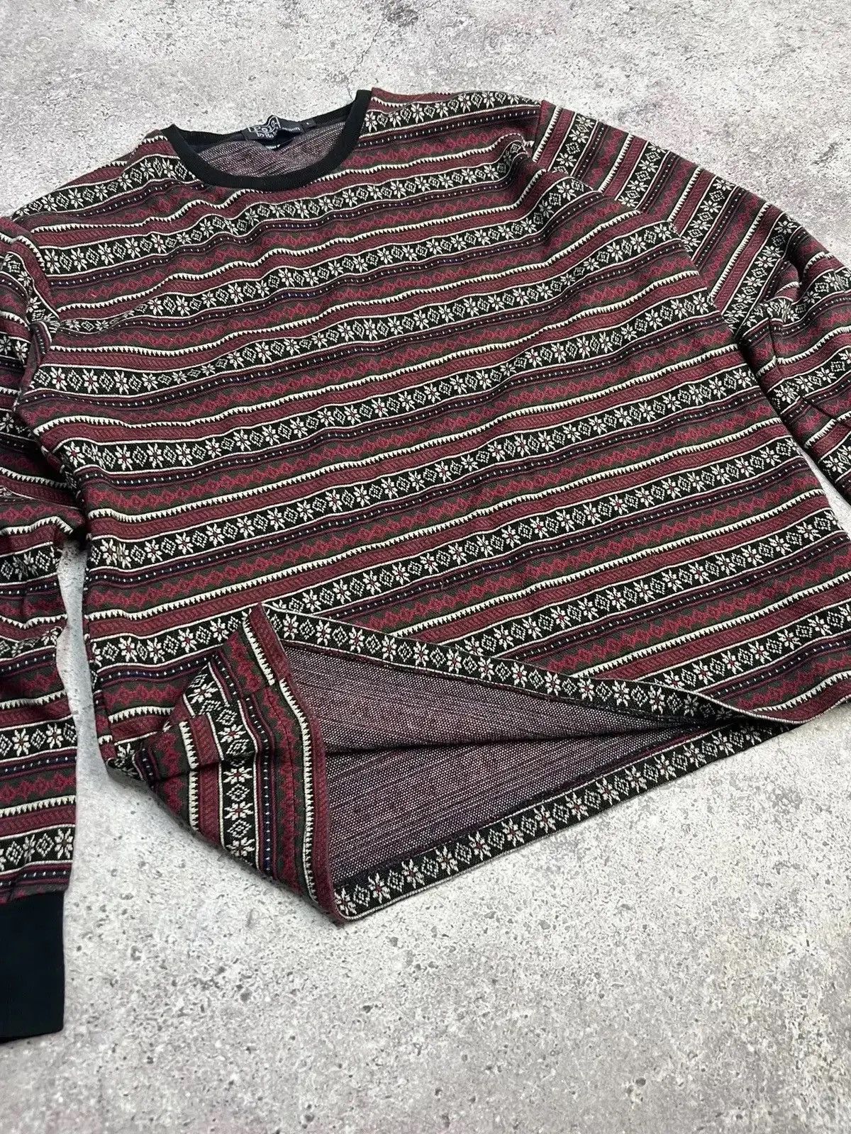 Polo Ralph Lauren × RRL Ralph Lauren × Vintage Vintage Y2K Polo Ralph Lauren Wool Sweater nova check Size US M / EU 48-50 / 2 - 6 Thumbnail