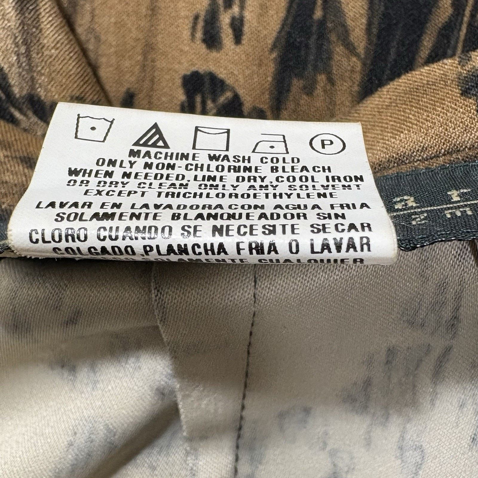 Harve Benard Harve Benard 12 Pencil Skirt Brown + Black Floral Patterned Size 34" / US 12 / IT 48 - 5 Thumbnail
