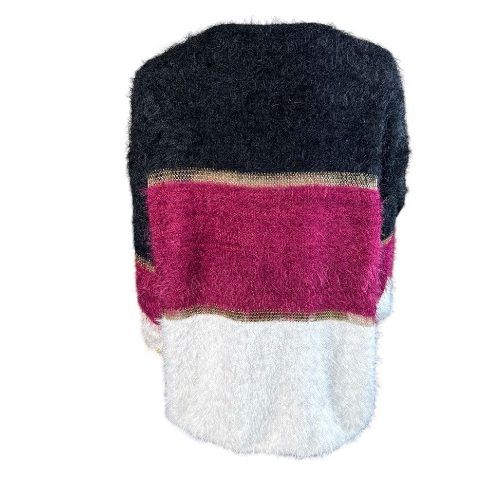 Other NWT New Alberto Makali Fuzzy Soft Colorblock Sweater Size L Size L / US 10 / IT 46 - 5 Thumbnail