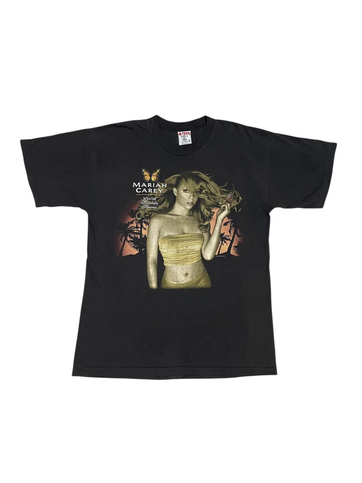 Rap Tees × Vintage Vintage 90s Mariah Carey 1998 Butterfly