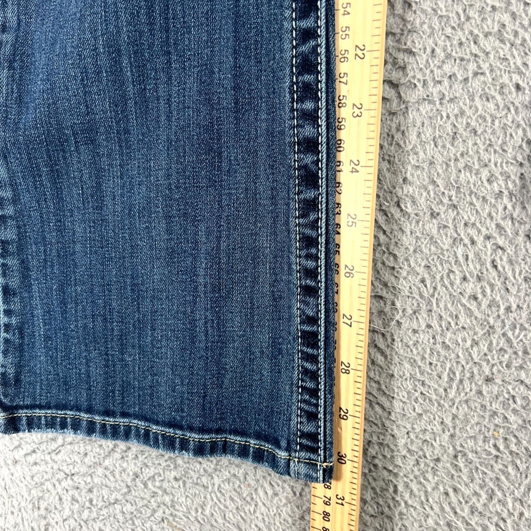 Silver Jeans Co. Silver Tuesday Bootcut Jeans Womens 28 Low Rise Dark Wash Denim Stretch Y2K Size 28" / US 6 / IT 42 - 3 Thumbnail