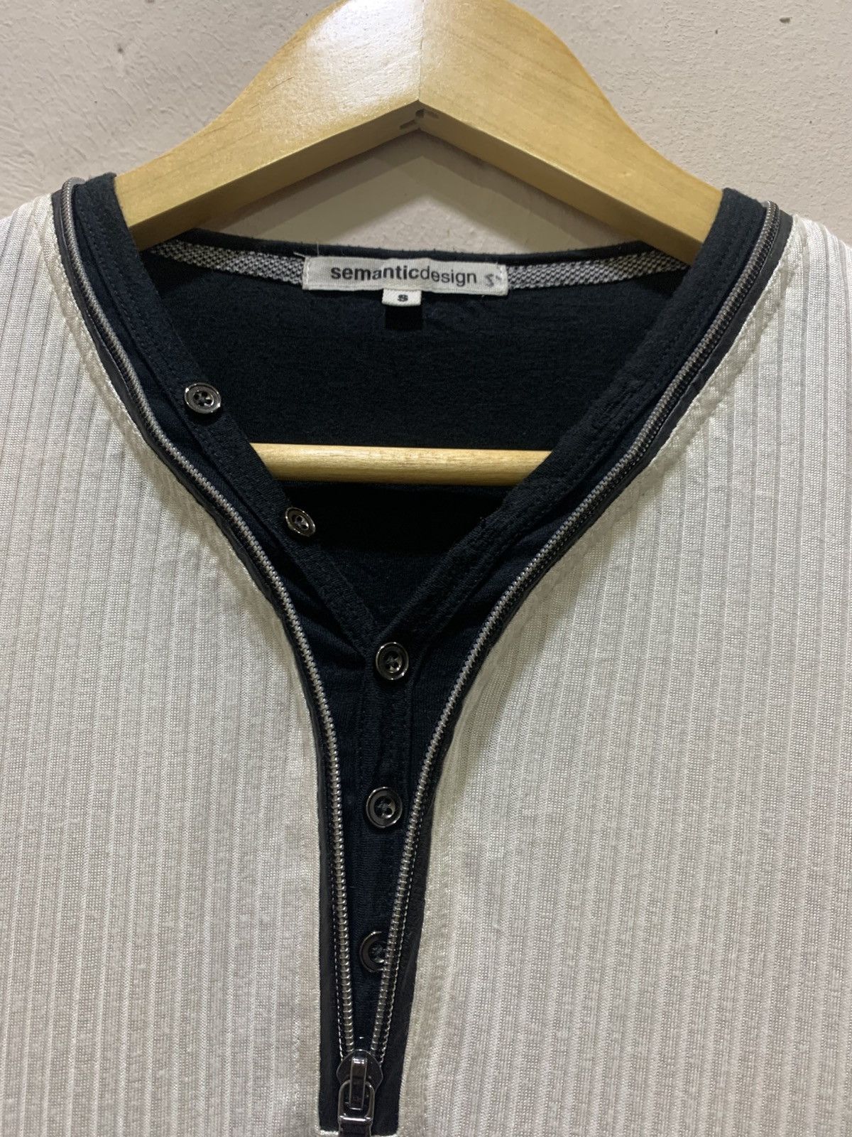 semanticdesign SemanticDesign Longsleeve Zipper Knitwear Size US S / EU 44-46 / 1 - 3 Thumbnail