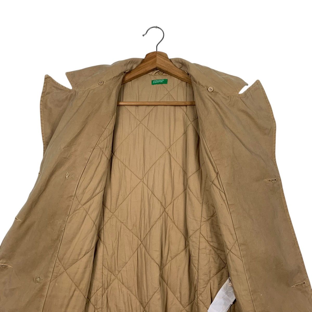 United Colors Of Benetton United Color Of Benetton Double Breasted Trench Coat Size M / US 6-8 / IT 42-44 - 13 Thumbnail