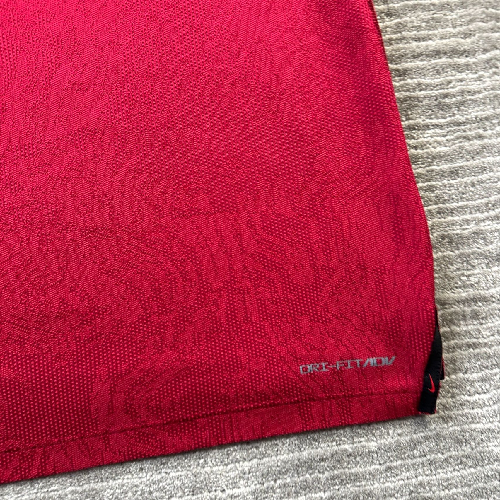 Nike Nike Tiger Woods Polo Shirt Mens Large Red Dri-Fit Jacquard Golf Shirt Activewear Short Sleeve Nike Dri-Fit Size US L / EU 52-54 / 3 - 5 Thumbnail