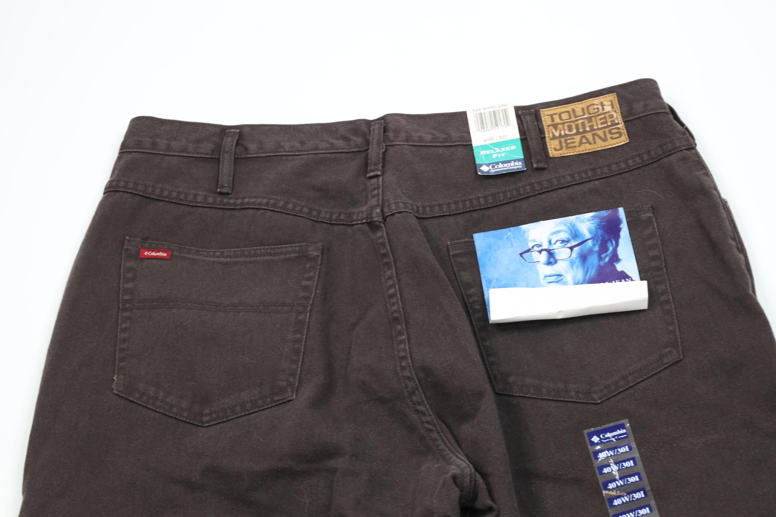 Columbia Deadstock Vintage 90s Columbia Baggy Fit Denim Jeans Brown Size US 40 / EU 56 - 8 Thumbnail