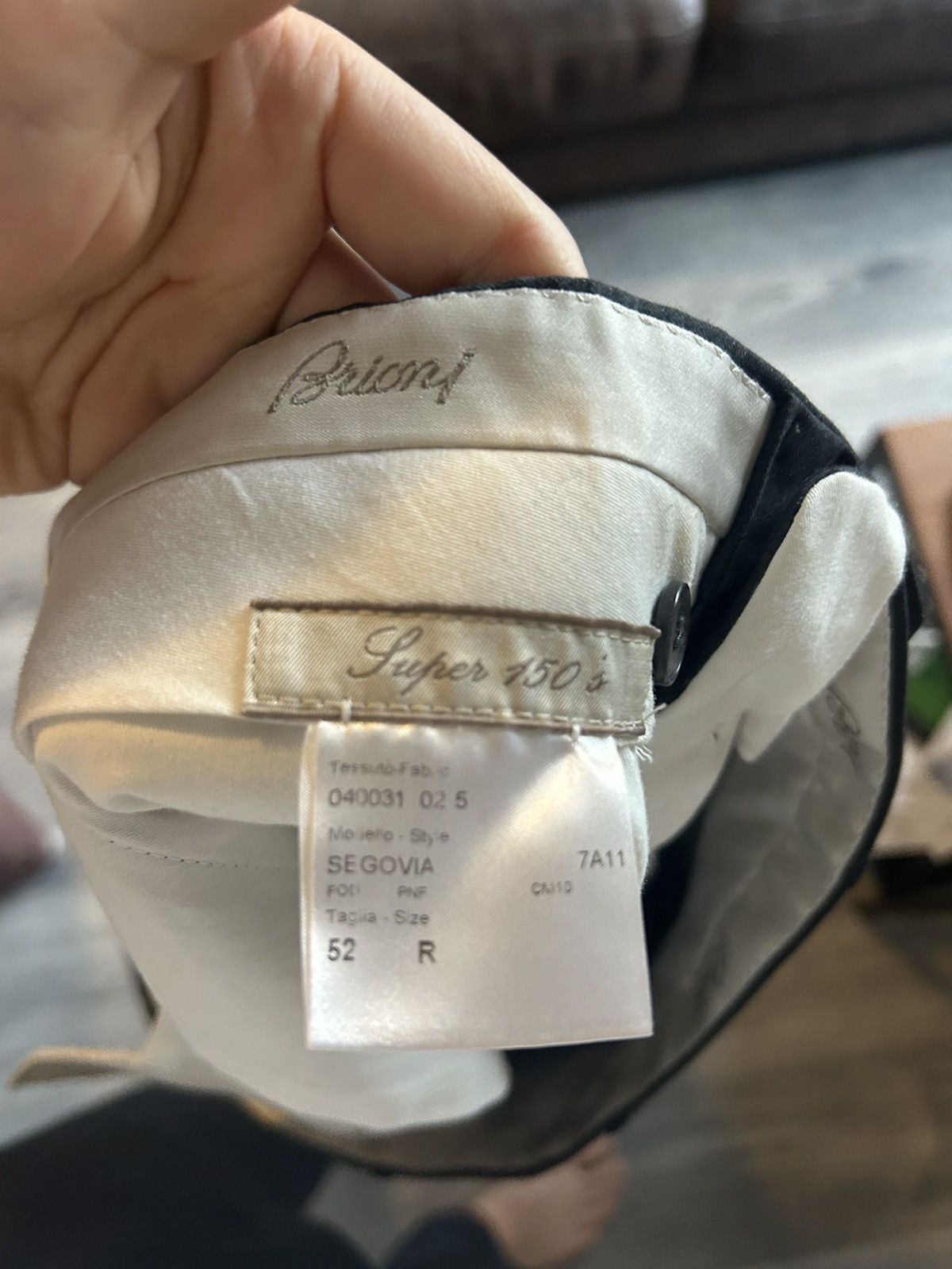 Brioni Super 150’s Segovia Pants Size US 38 / EU 54 - 16 Thumbnail