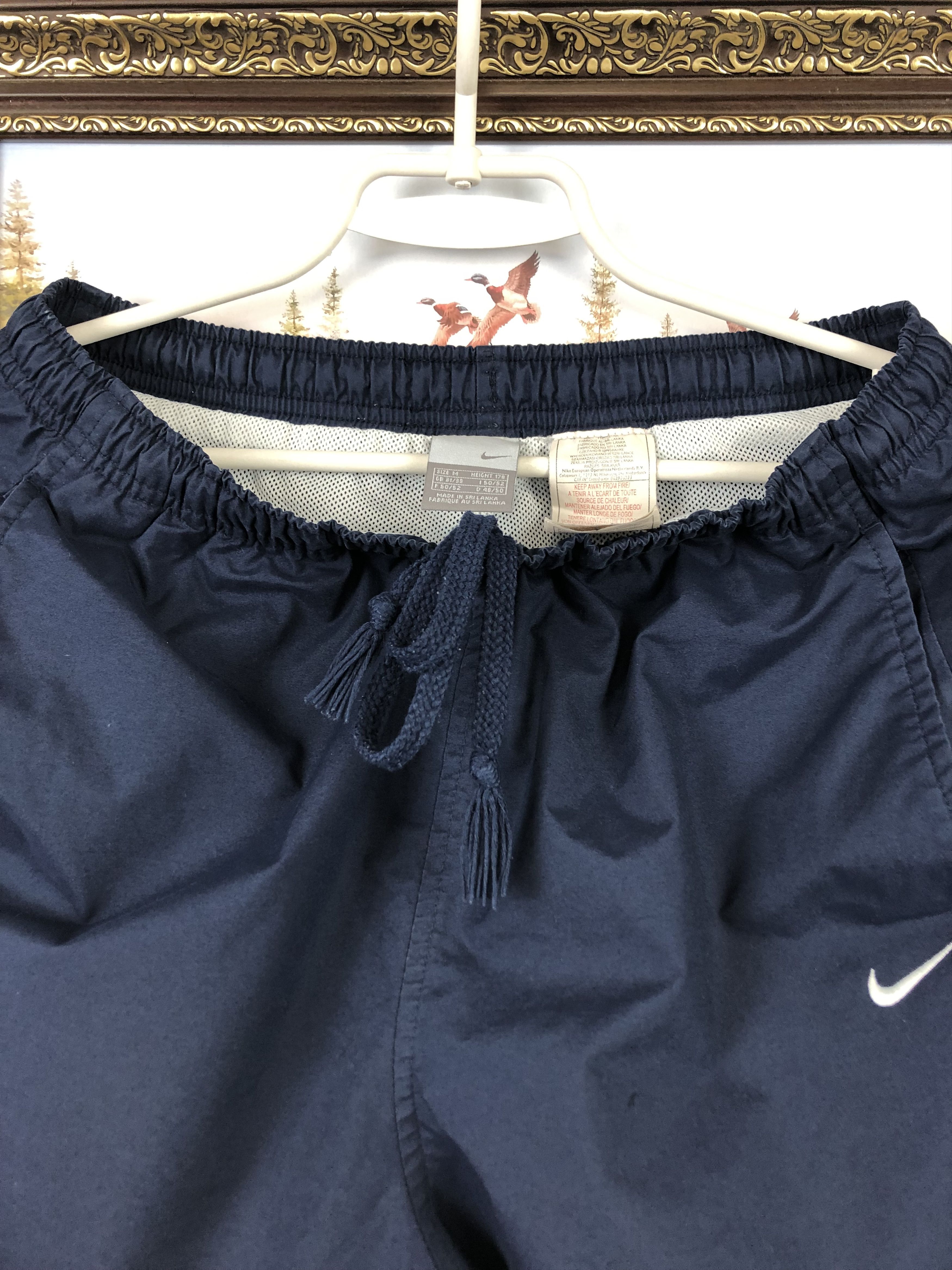 Nike Vintage Nike Blue Track Pants Swoosh Sweatpants Rare Hype Size US 32 / EU 48 - 8 Thumbnail