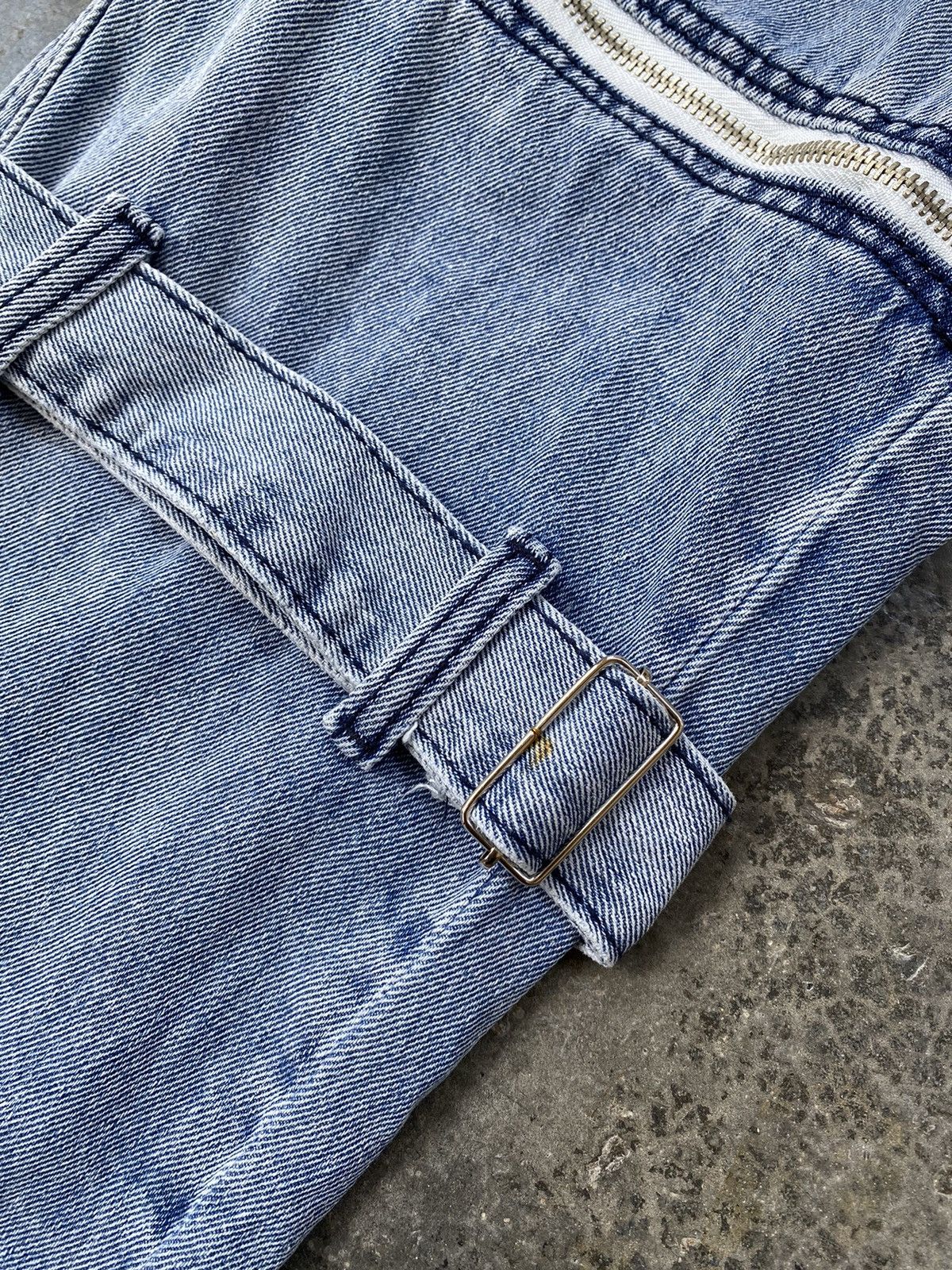 Japanese Brand Volcan Aphrodite Bondage Distressed Denim Pants Size US 30 / EU 46 - 9 Thumbnail