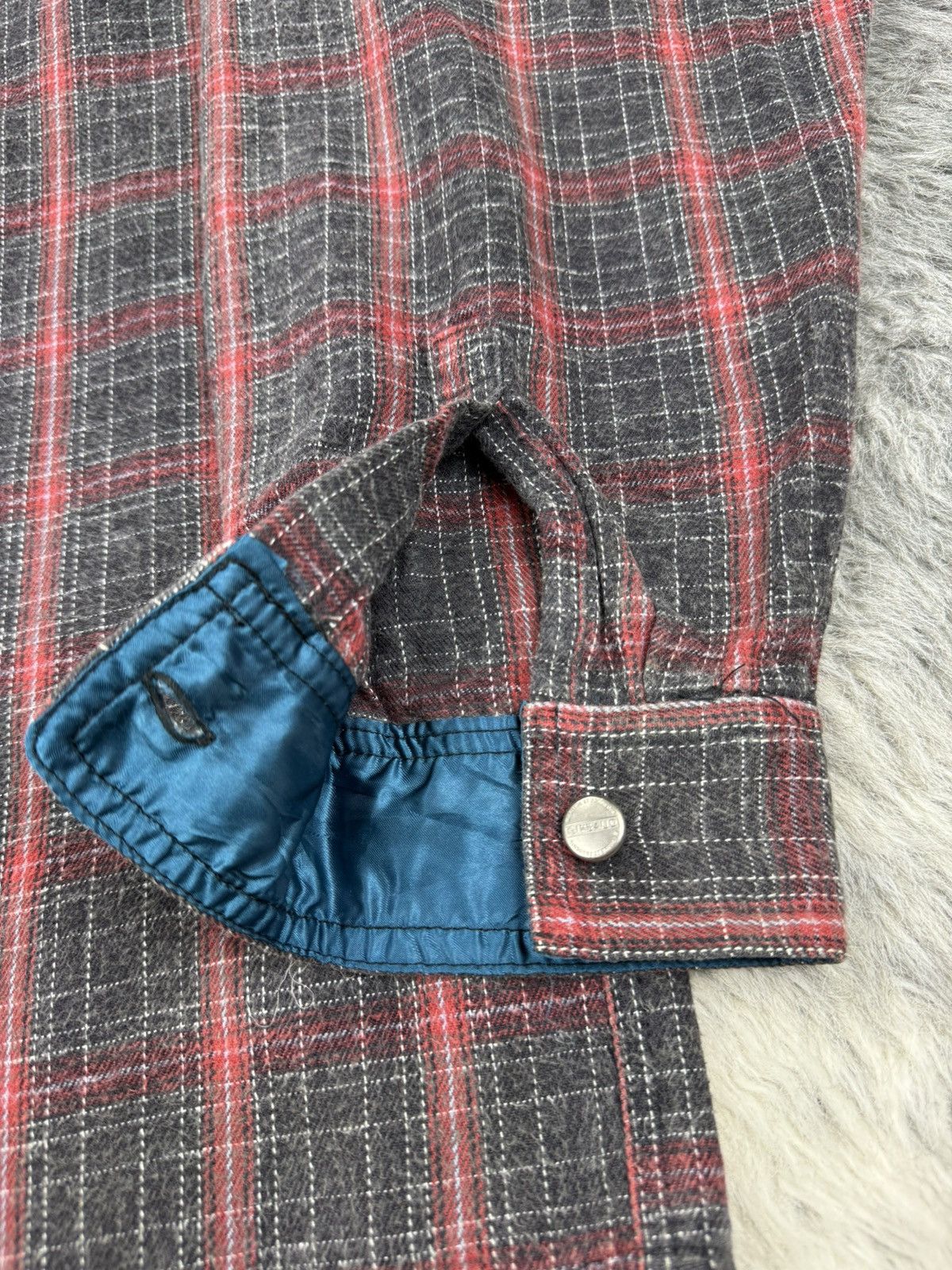 Marithe + Francois Girbaud Vintage MFG Shadow Plaid Tartan Rare Pockets Baggy Flannel Size US XL / EU 56 / 4 - 14 Thumbnail