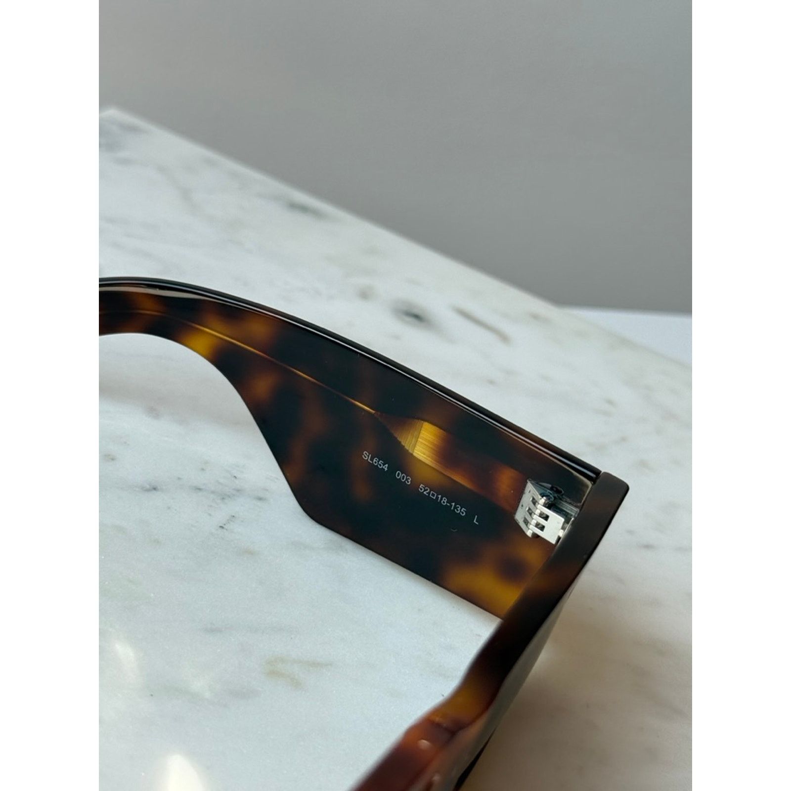 Saint Laurent Paris NEW Saint Laurent SL654 Sunglasses in Havana Brown $545 Size ONE SIZE - 9 Thumbnail