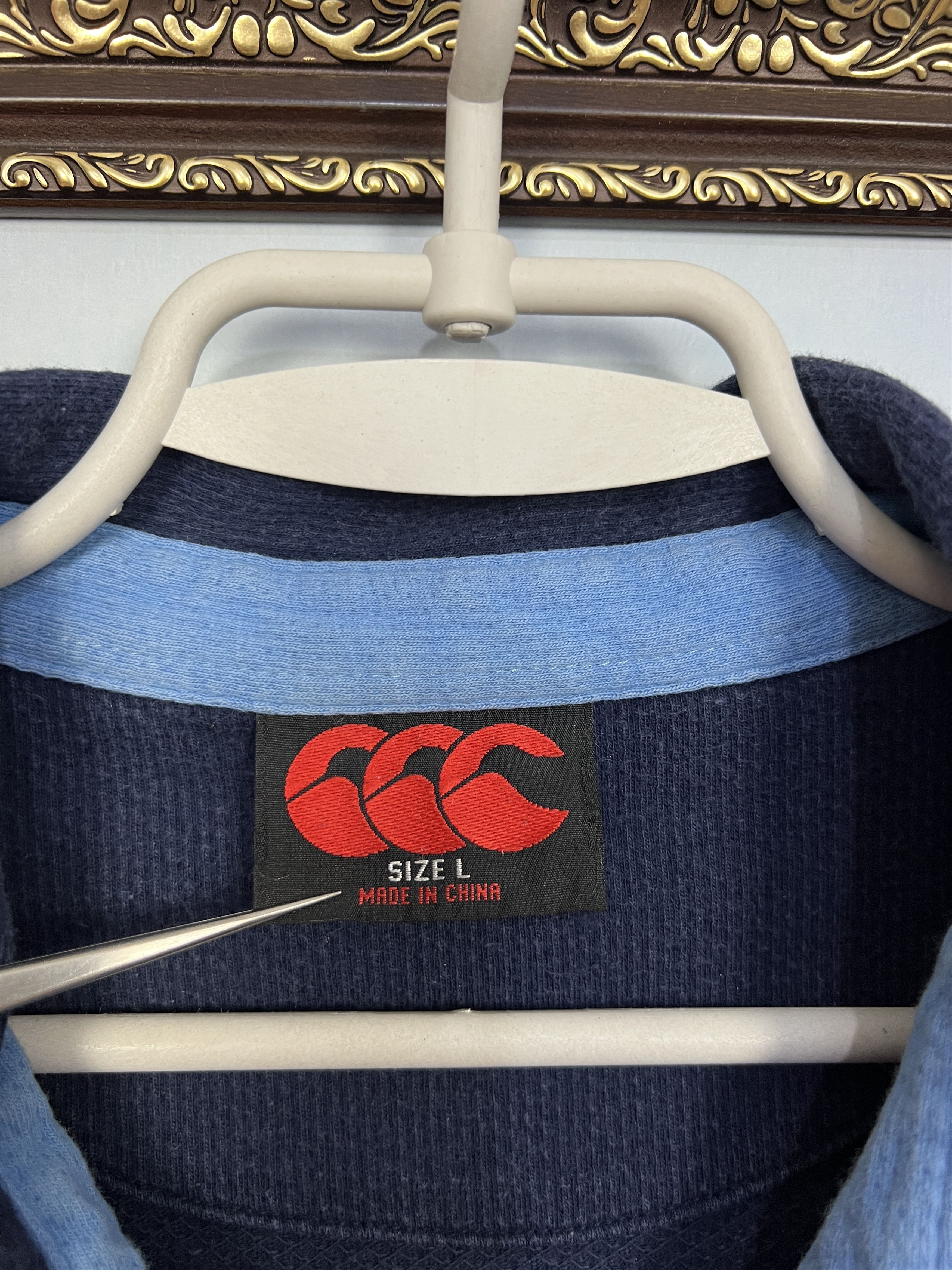 Vintage Canterbury Scotland Rugby Union Jersey Polo Trikot