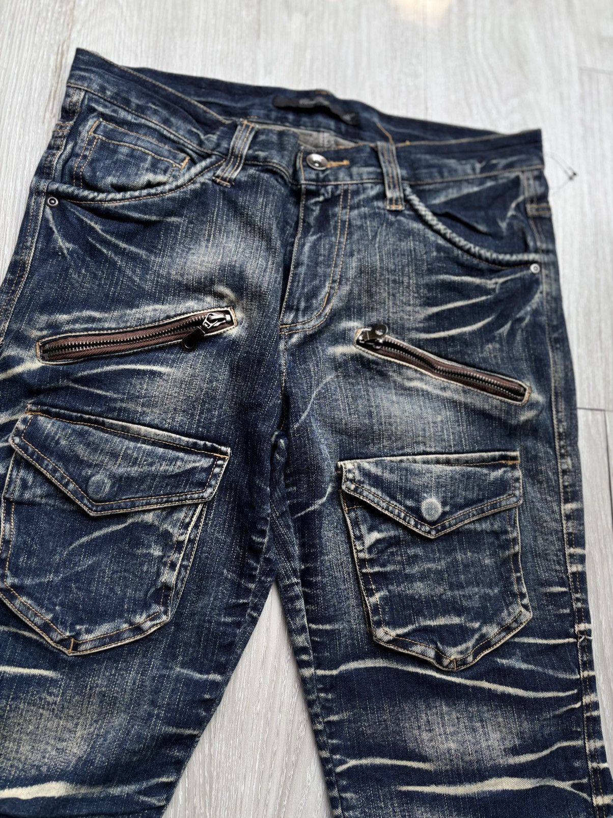 Japanese Brand Clone devgu phyton flare jeans Size US 29 - 2 Thumbnail