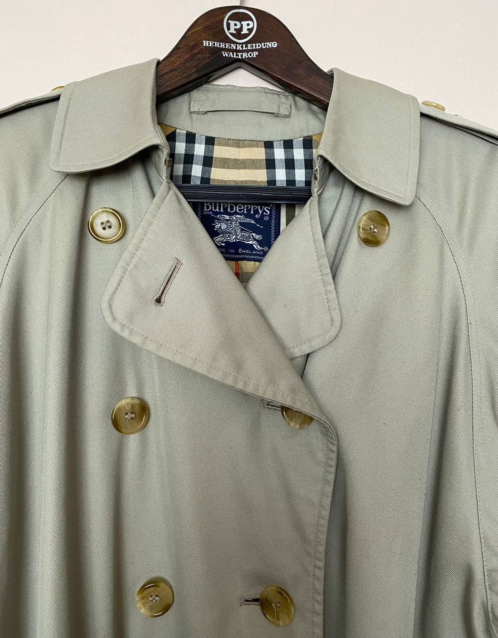Burberry 🔥 Vintage Burberrys Trench Nova Check Size M / US 6-8 / IT 42-44 - 5 Thumbnail