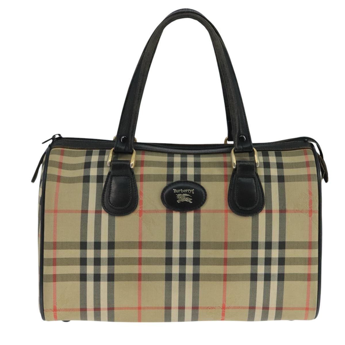 Burberry Nova Check Beige Canvas Travel Bag (Pre-Owned) Size ONE SIZE - 1 Thumbnail