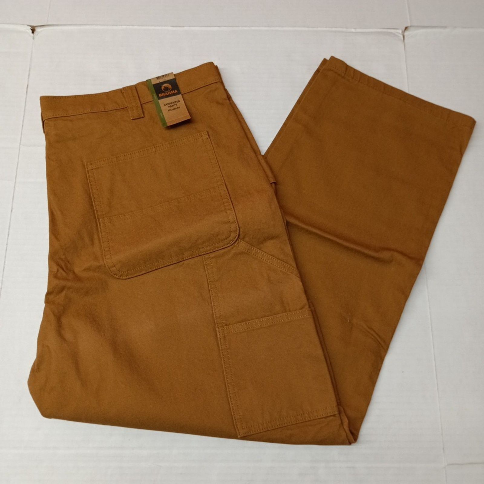 Other Brahma Work Carpenter Pants Men Size 42x32 Relaxed Fit Brown Size US 42 / EU 58 - 1 Thumbnail