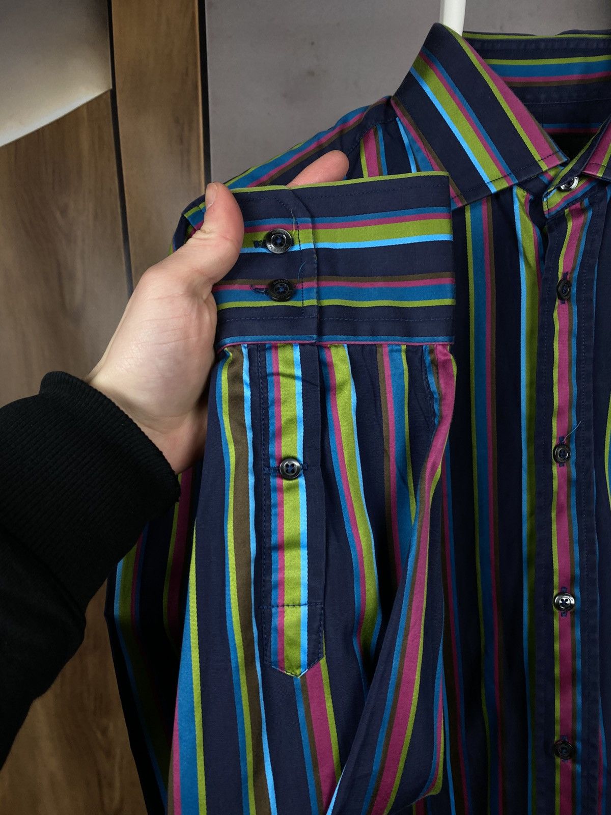 Duchamp 🎠Vintage Shirt Button Up Duchamp London Slim Fit Striped🎠 Size US M / EU 48-50 / 2 - 4 Thumbnail