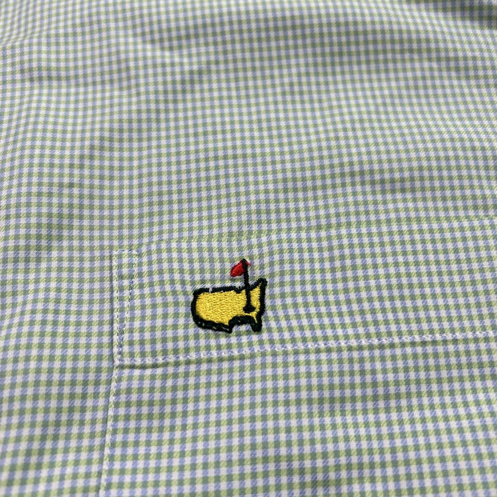 Vintage Clubhouse Collection Mens Large Green Check Golf Long Sleeve Button Up Shirt Size US L / EU 52-54 / 3 - 4 Thumbnail