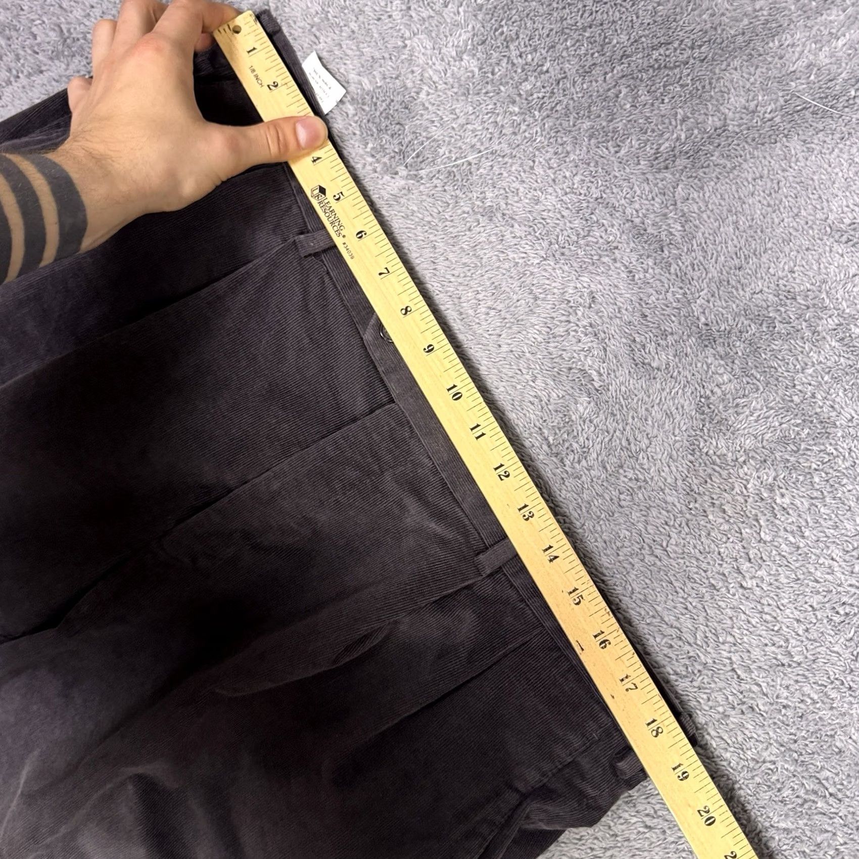 Ralph Lauren VINTAGE Ralph Lauren Pants Mens 38x28 Wale Brown Cuffed Trouser Dog Lining Corduroy Size US 38 / EU 54 - 7 Thumbnail