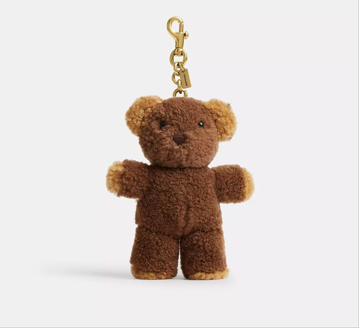 Coach Teddy Bear Bag Charm In Shearling CCO67 Size ONE SIZE - 2 Thumbnail