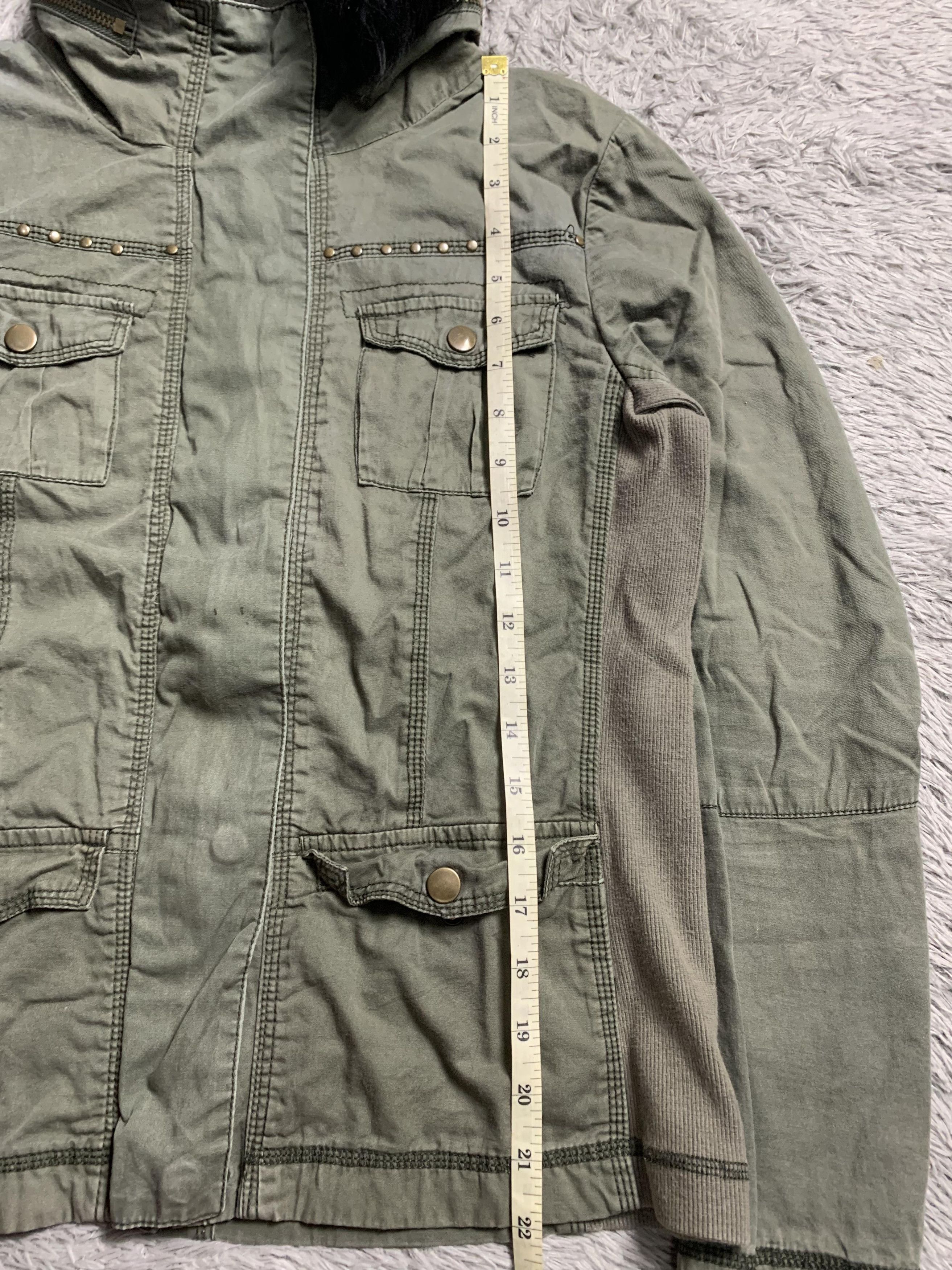 Japanese Brand Forever 21 Military Fur Jacket Size US M / EU 48-50 / 2 - 9 Thumbnail
