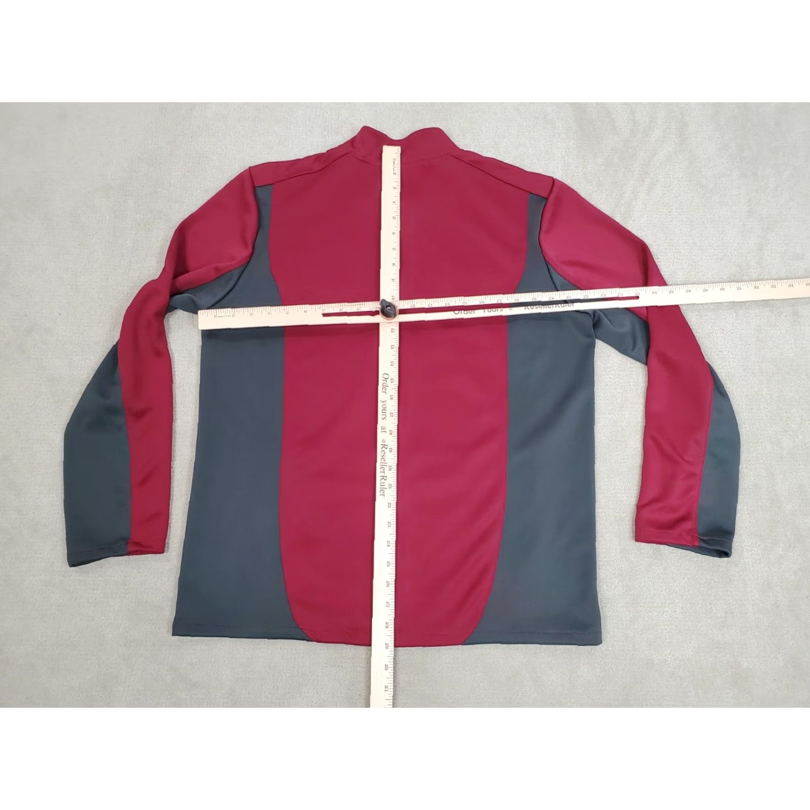 Jordan Brand Jordan Jacket Mens L Red Nike Air Dri Fit Jumpman 924707-610 Anthracite Gray Pocket Zip Regular Jacket Men Size US L / EU 52-54 / 3 - 6 Thumbnail