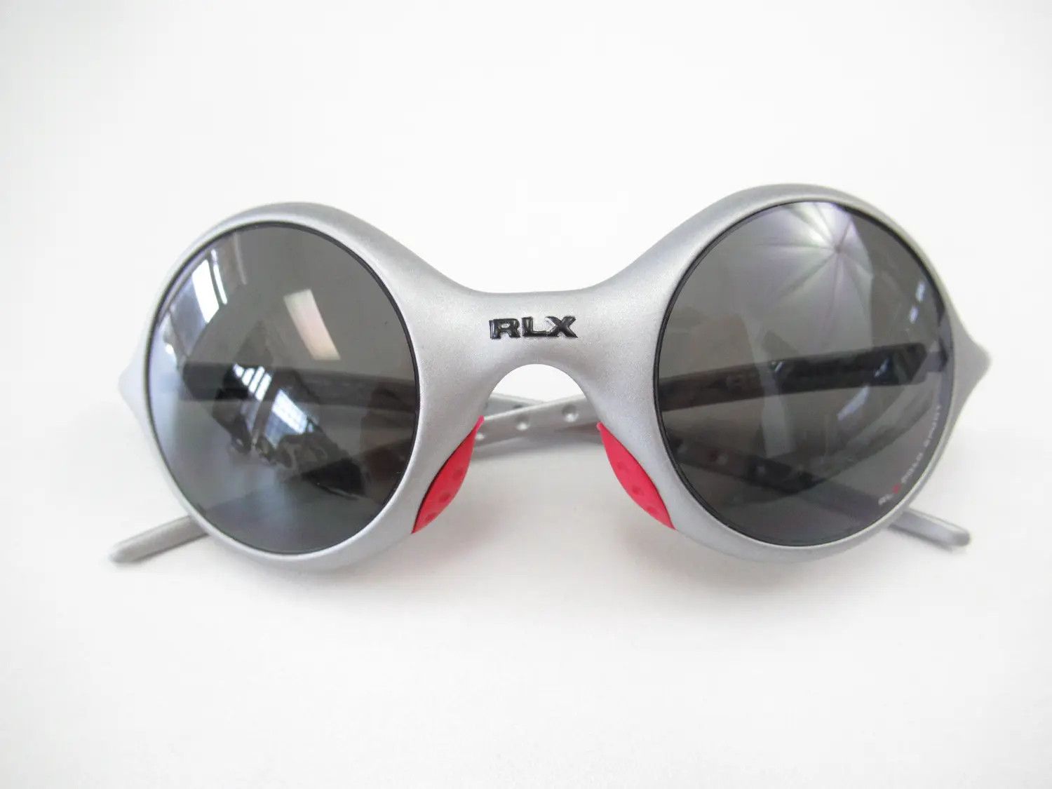 Ralph Lauren Ralph Lauren RLX Polo Sport '90s Silver Carbonite Sunglasses Size ONE SIZE - 5 Thumbnail