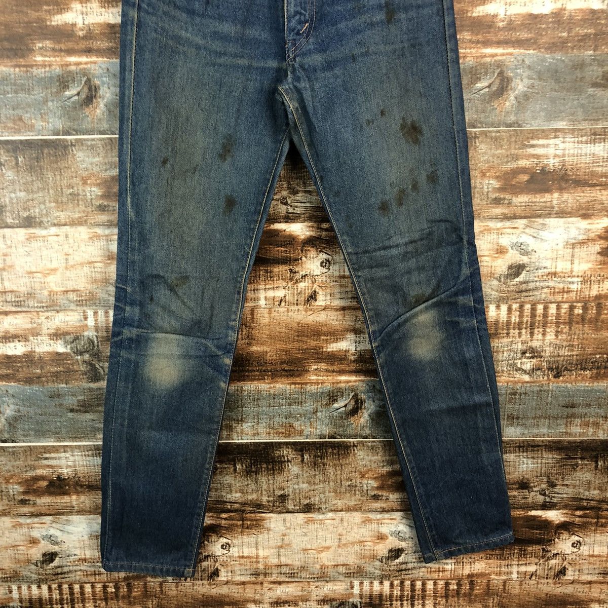 Big John DL Big John vintage Blue Denim Pants #C621 Size US 28 / EU 44 - 3 Thumbnail