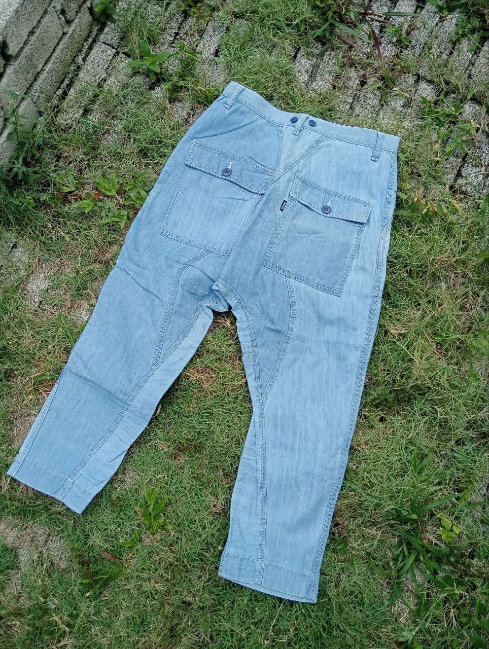 Issey Miyake Vintage Issey Miyake Ne-Net Cropped Pants Size US 29 - 2 Thumbnail
