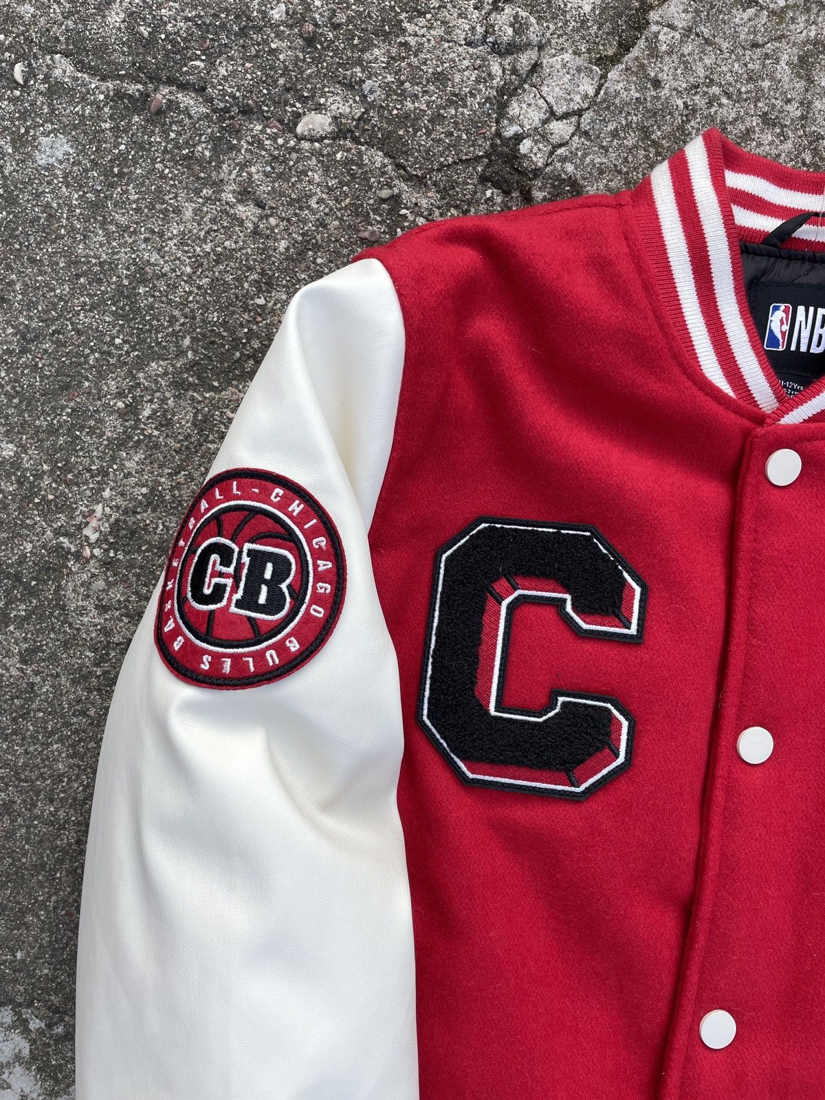 NBA × Vintage Vintage Y2K Chicago Bulls Varsity Bomber Jacket Size US XS / EU 42 / 0 - 5 Thumbnail