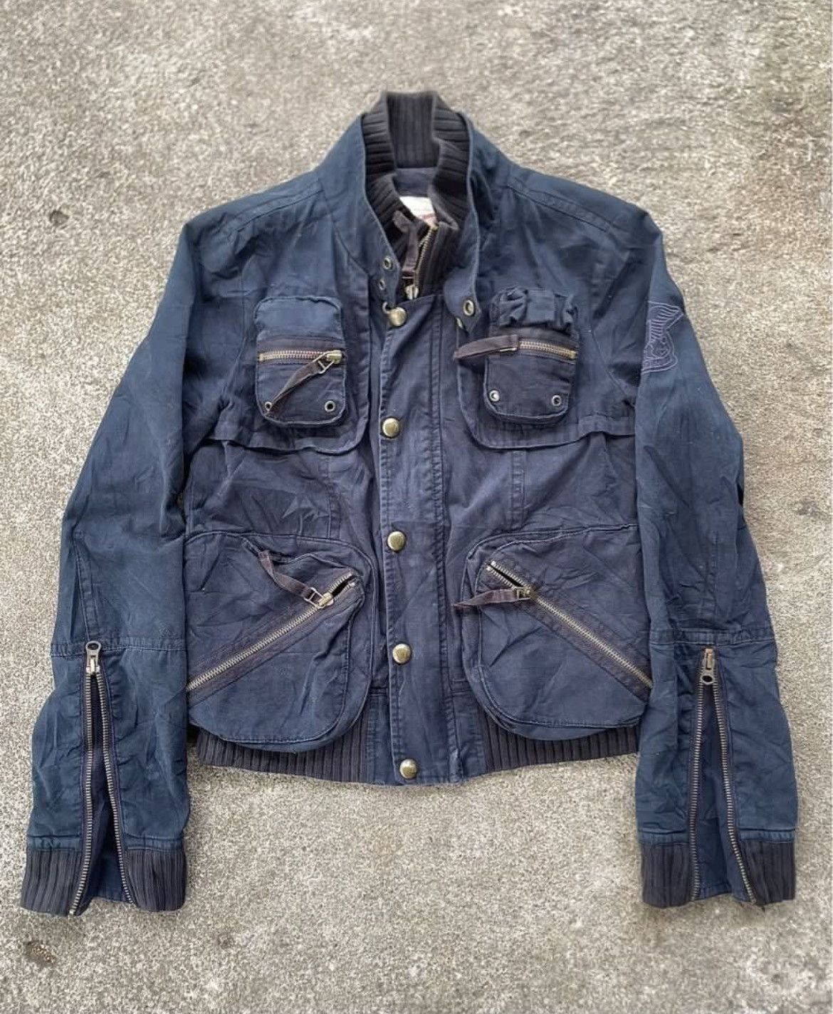 Japanese Brand 2000s Buckaroo 3D Multi Pocket Jacket if six was nine grunge Size US M / EU 48-50 / 2 - 4 Thumbnail