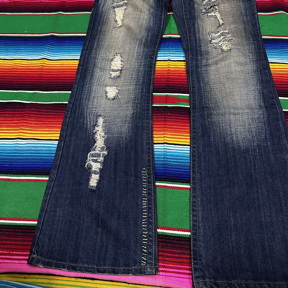 Kapital 💥Distress Denim💥 Japanesebrand Midas Crazy Design💥 Size US 32 / EU 48 - 6 Thumbnail