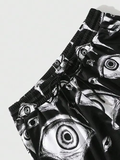 Japanese Brand Print Y2k Shorts DRIP summer Size US 34 / EU 50 - 2 Thumbnail
