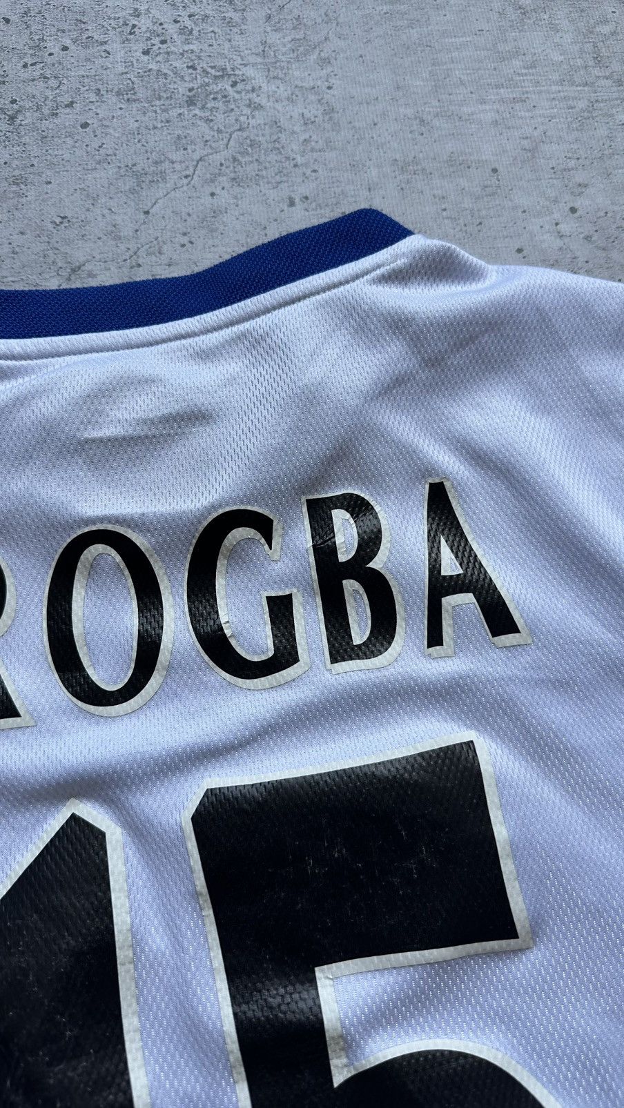 Umbro 2004/05 Umbro Chelsea FC Drogba Match Worn Vintage Jersey Size US L / EU 52-54 / 3 - 19 Thumbnail