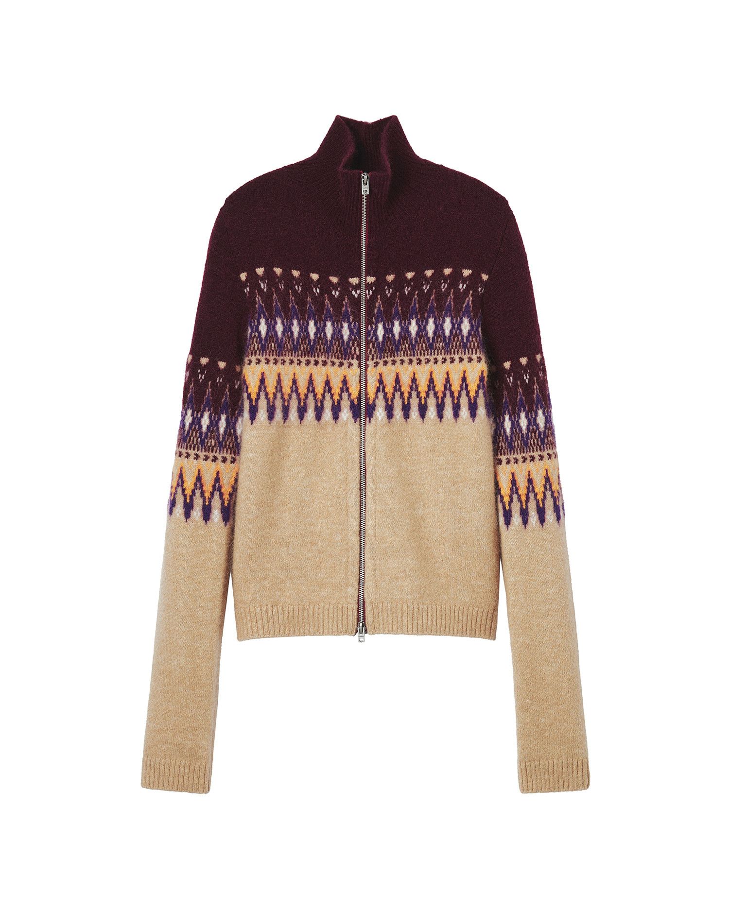 Acne Studios Acne Studios Geometric Pattern Knit Cardigan Size XS / US 0-2 / IT 36-38 - 1 Thumbnail