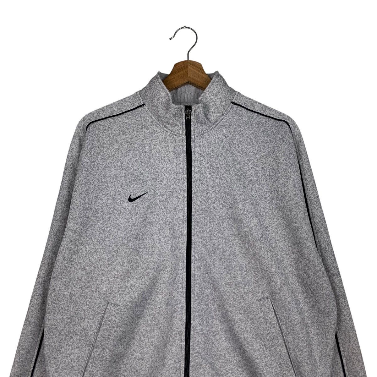 Nike NIKE Small Swoosh Logo Sweater Jacket #1996-C87 Size US L / EU 52-54 / 3 - 2 Thumbnail