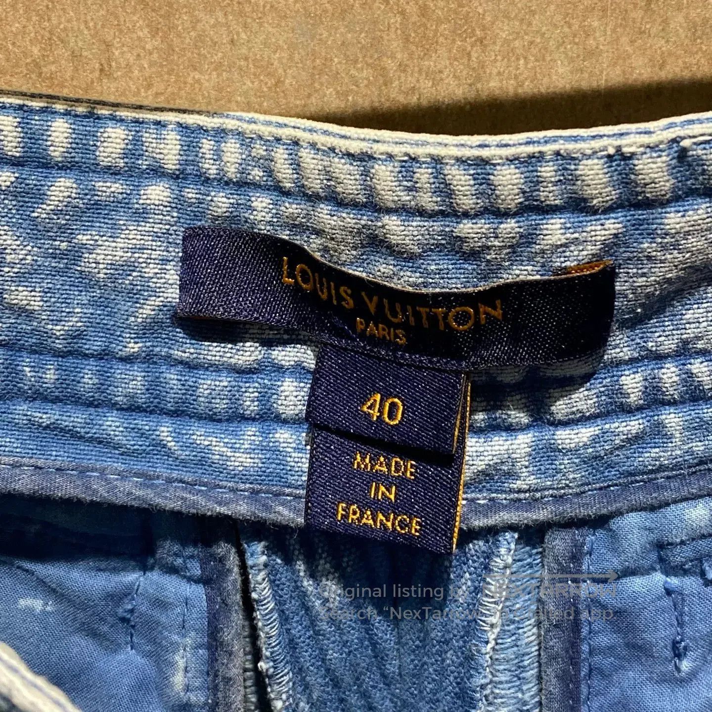 Louis Vuitton Louis Vuitton Blue Logo Corduroy Pants. Size US 40 / EU 56 - 3 Thumbnail