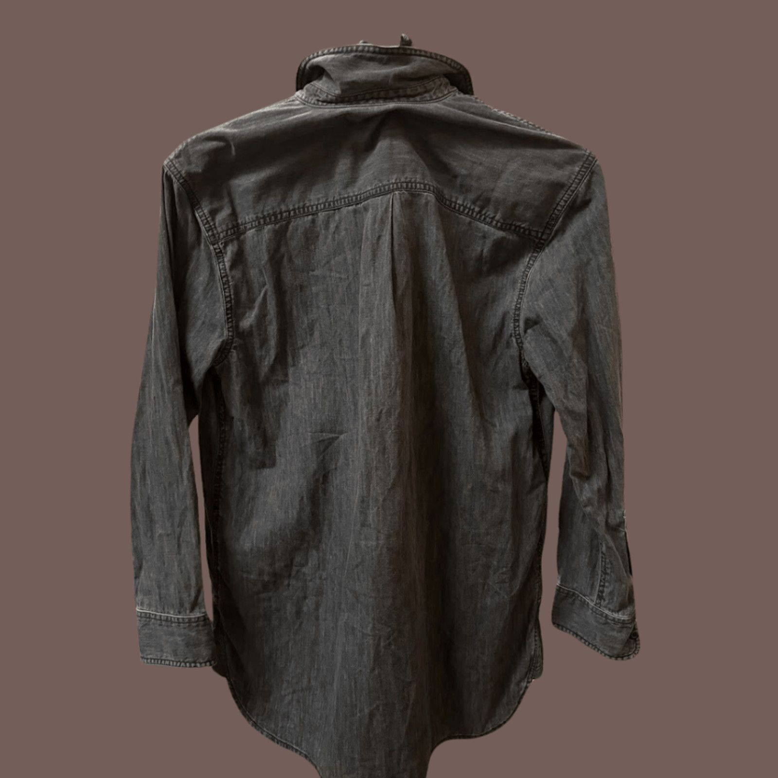 Madewell VTG Cotton Pullover | Madewell Washed Gray | Oversized Fit Size S / US 4 / IT 40 - 3 Thumbnail