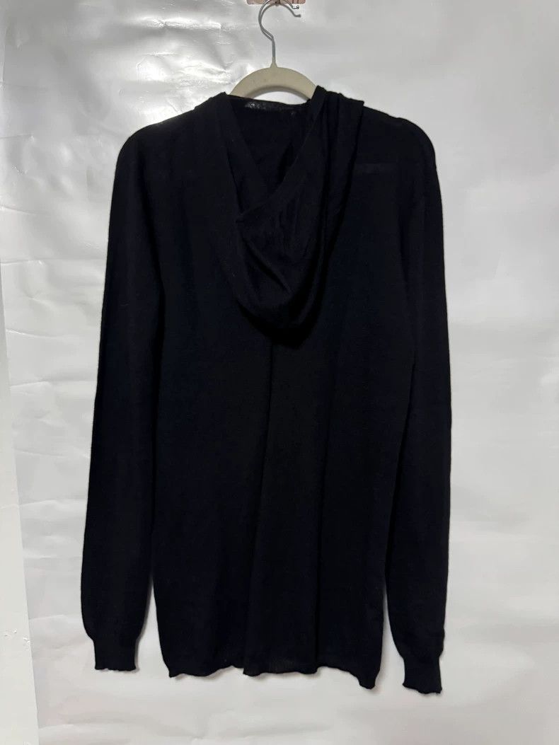Rick Owens Rick Owens Black hooded sweater Size US S / EU 44-46 / 1 - 4 Thumbnail
