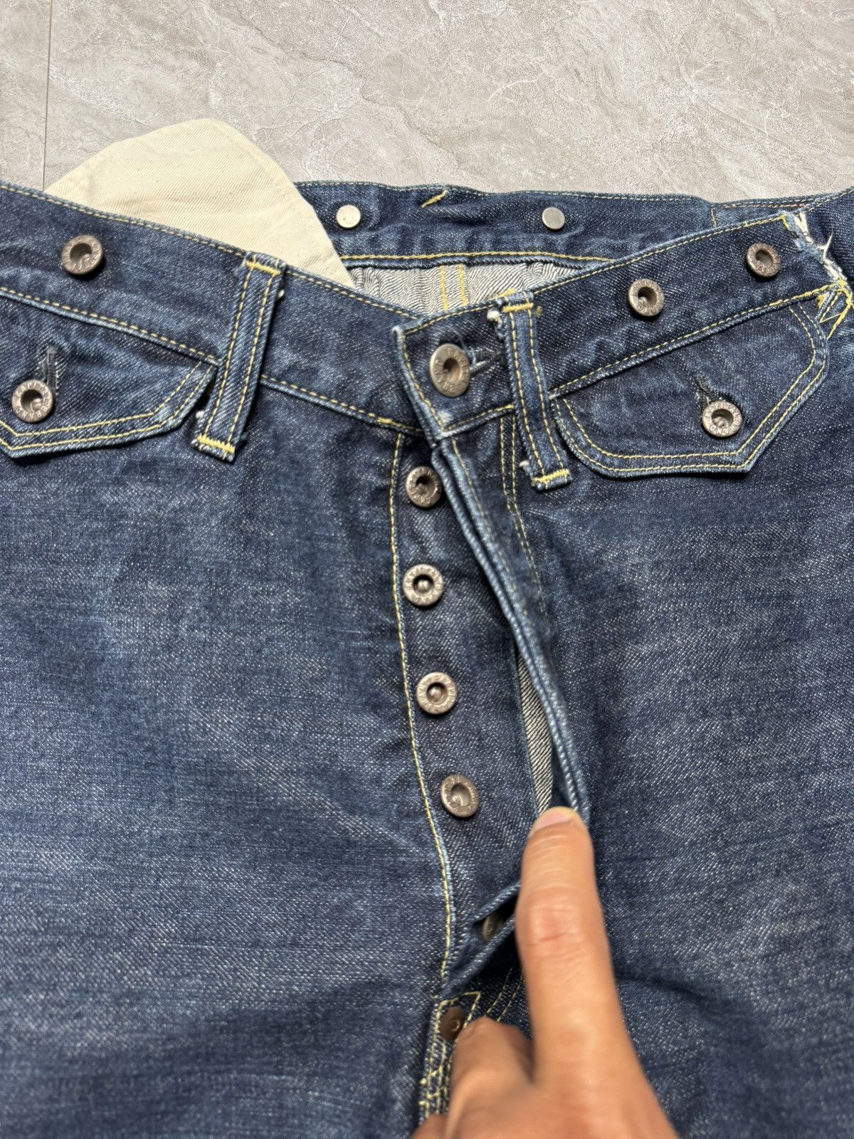 Kapital Kapital Respect Your Elders Reconstructed Raw Hem Pants Size US 31 - 5 Thumbnail