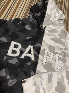 Bape best sale rhinestone hoodie