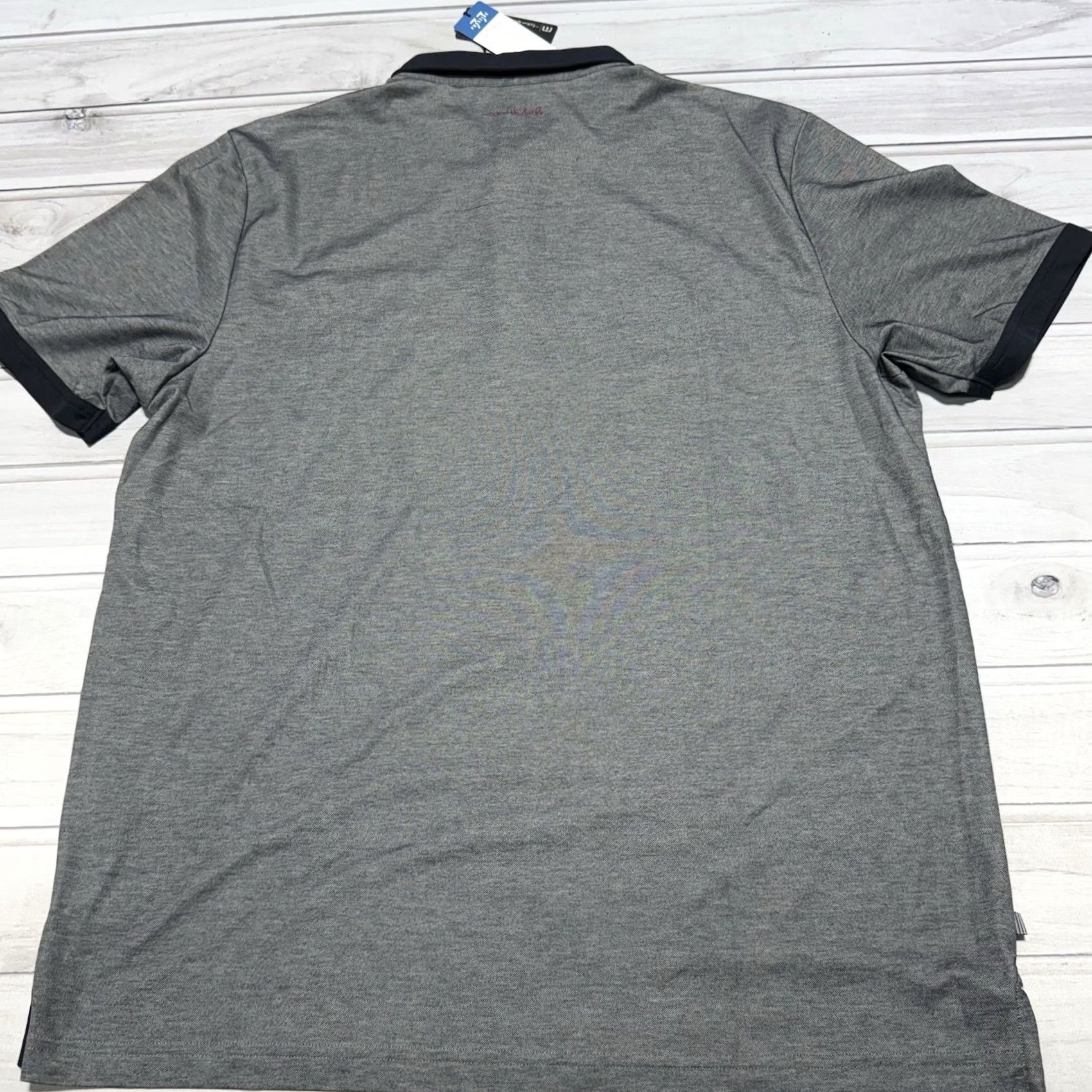 TravisMathew VINTAGE? No. Travis Mathew Polo Shirt Mens 2XL Gray K-Lew Golf Performance Prestige 77 NWT Size US XXL / EU 58 / 5 - 5 Thumbnail