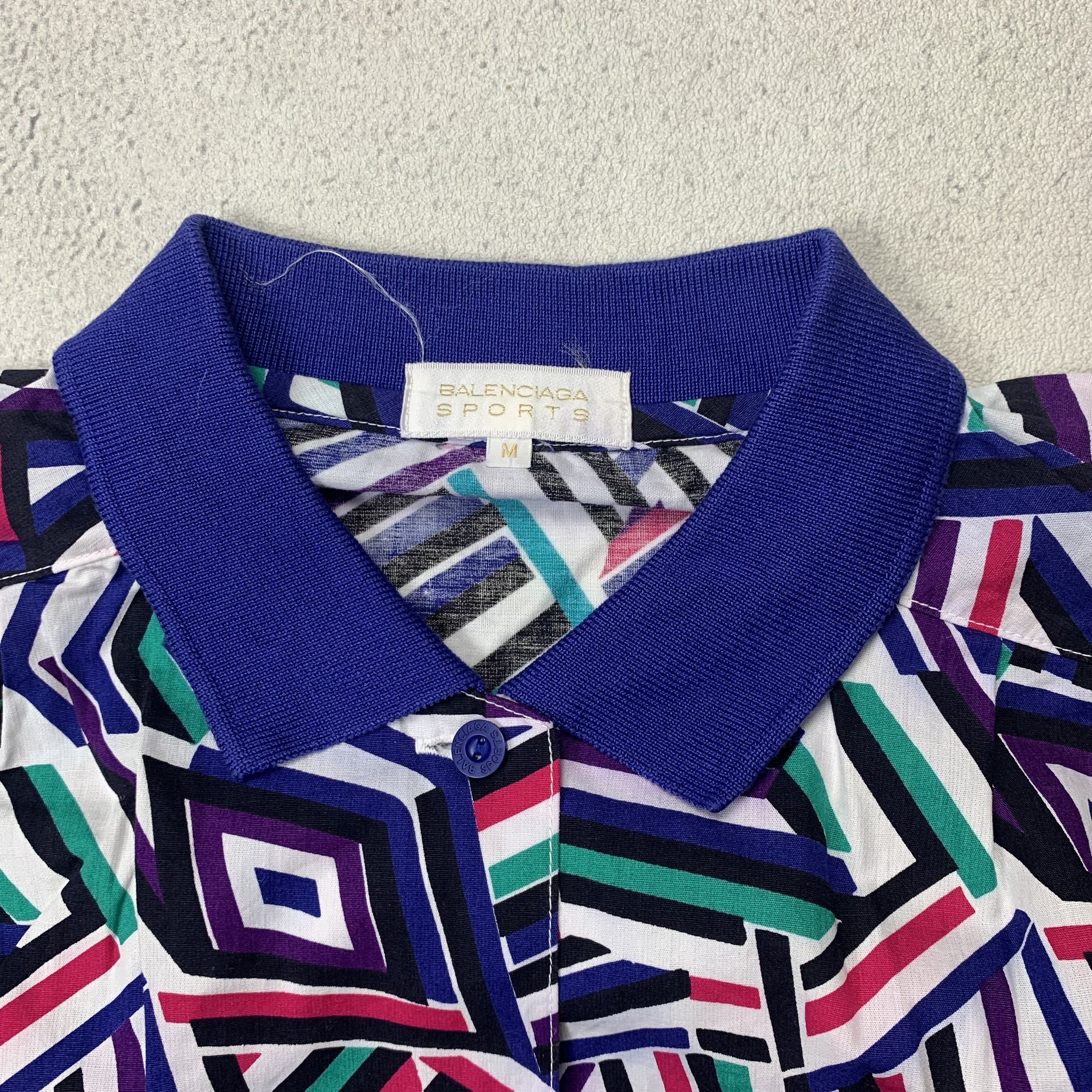 Balenciaga Vintage Balenciaga Sports Shirt Size M / US 6-8 / IT 42-44 - 5 Thumbnail
