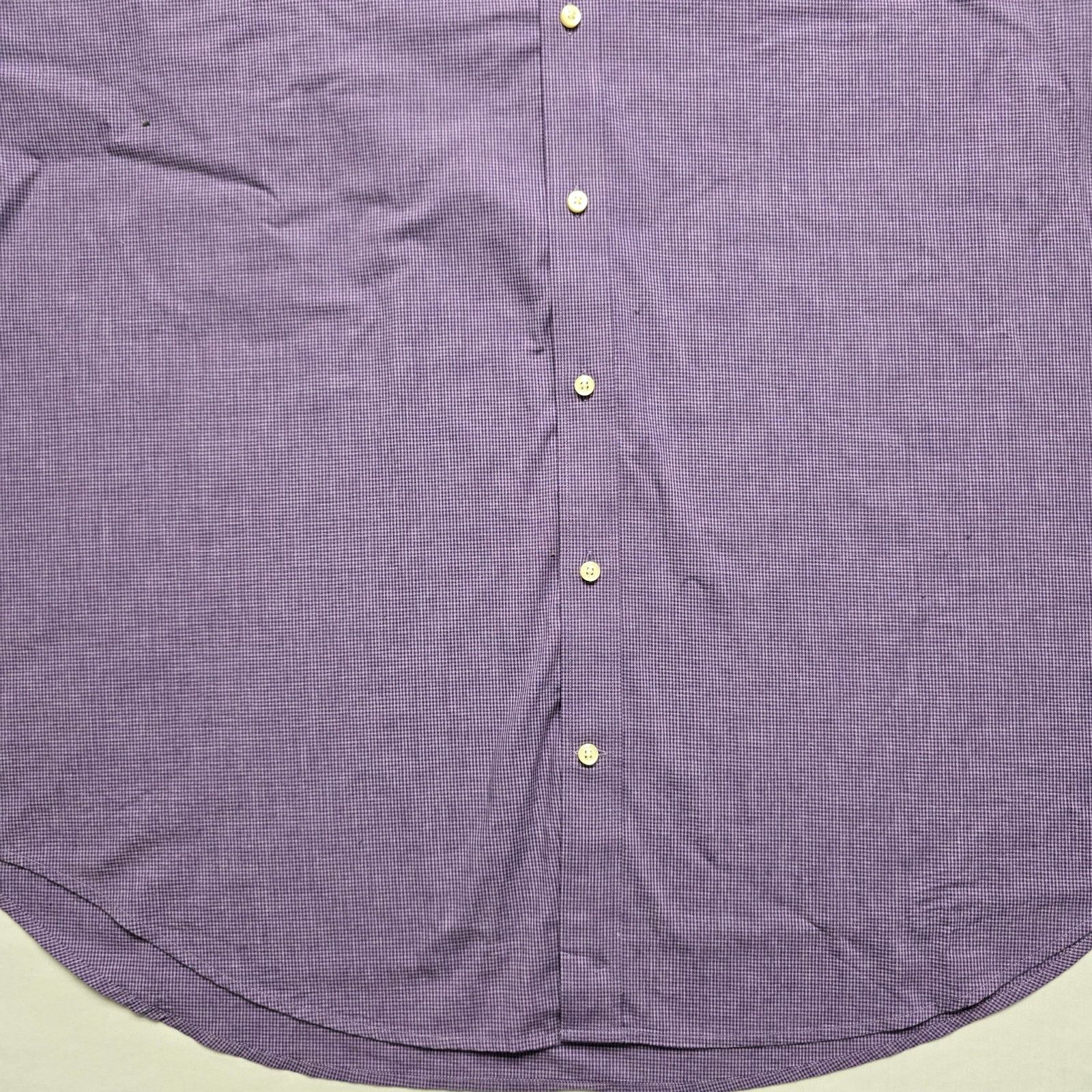 Vintage Neiman Marcus New Purple Button Up Cotton 2XL Dress Shirt Size US XXL / EU 58 / 5 - 4 Thumbnail