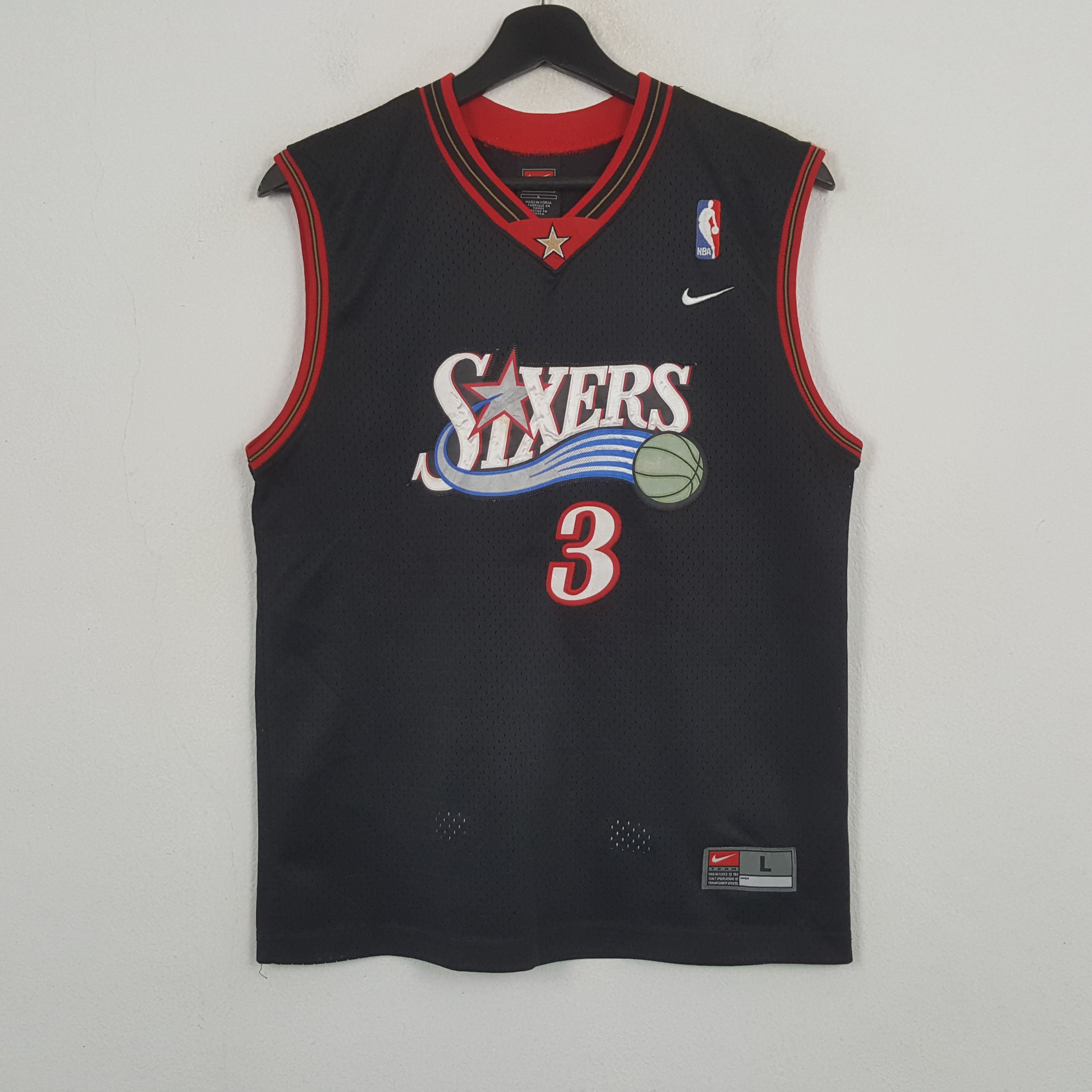 Nike NBA Sixers 3 Basketball Nike Sportswear Tshirt RR17 Size US S / EU 44-46 / 1 - 1 Thumbnail
