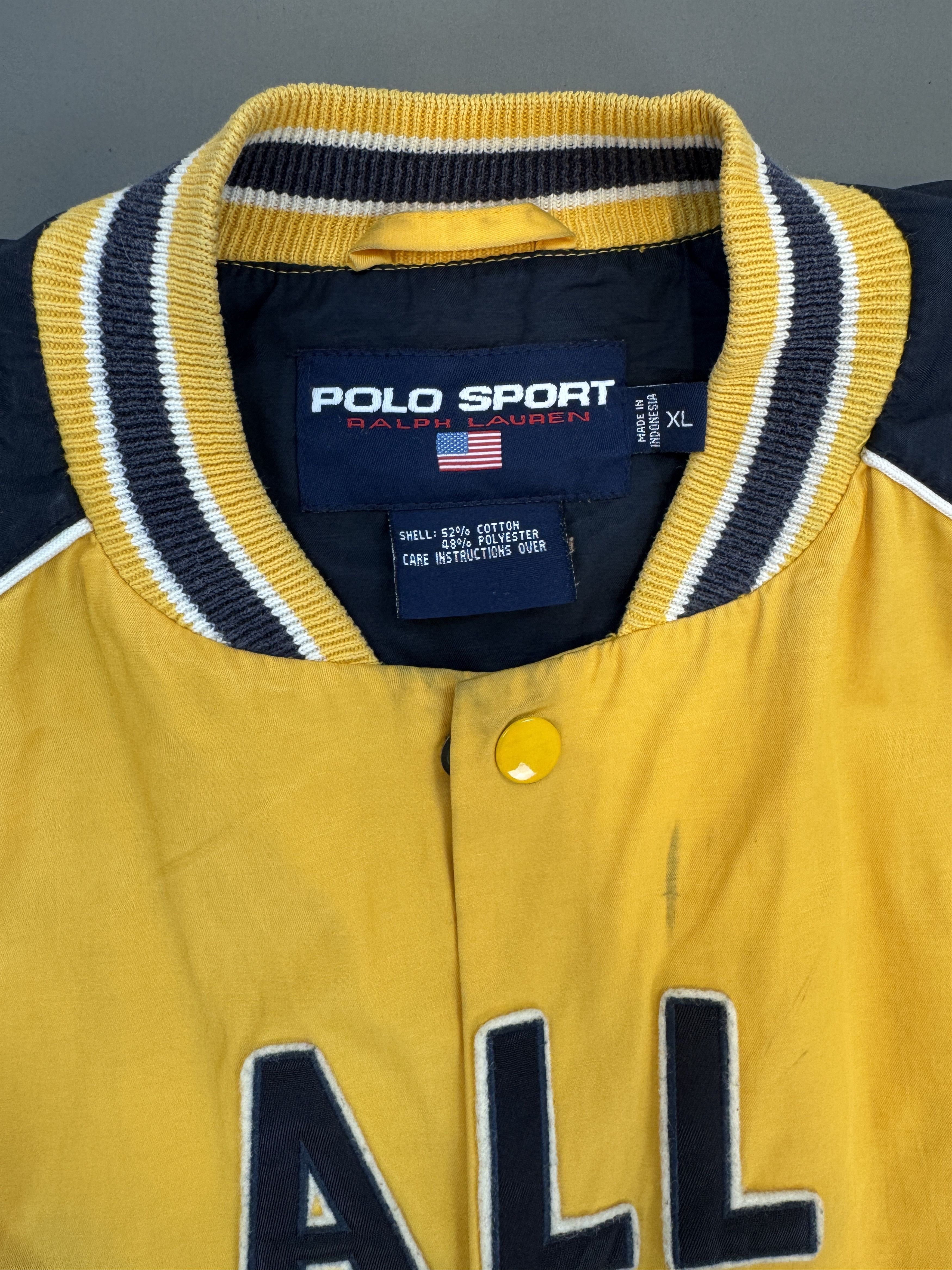 Ralph Lauren Sport Vintage Polo Sport Baseball Shirt Size US XL / EU 56 / 4 - 5 Thumbnail