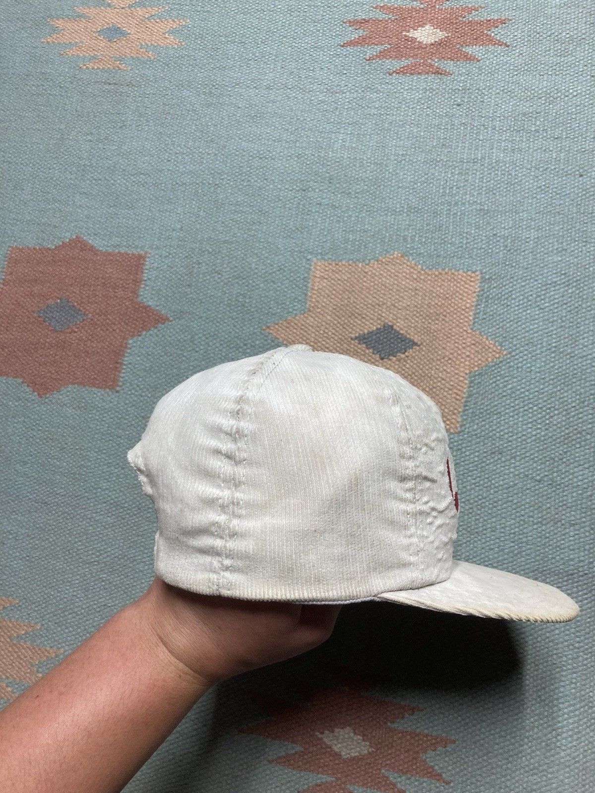 Vintage 90s SnapBack hat corduroy Berger company Con Agra made USA Size ONE SIZE - 5 Thumbnail