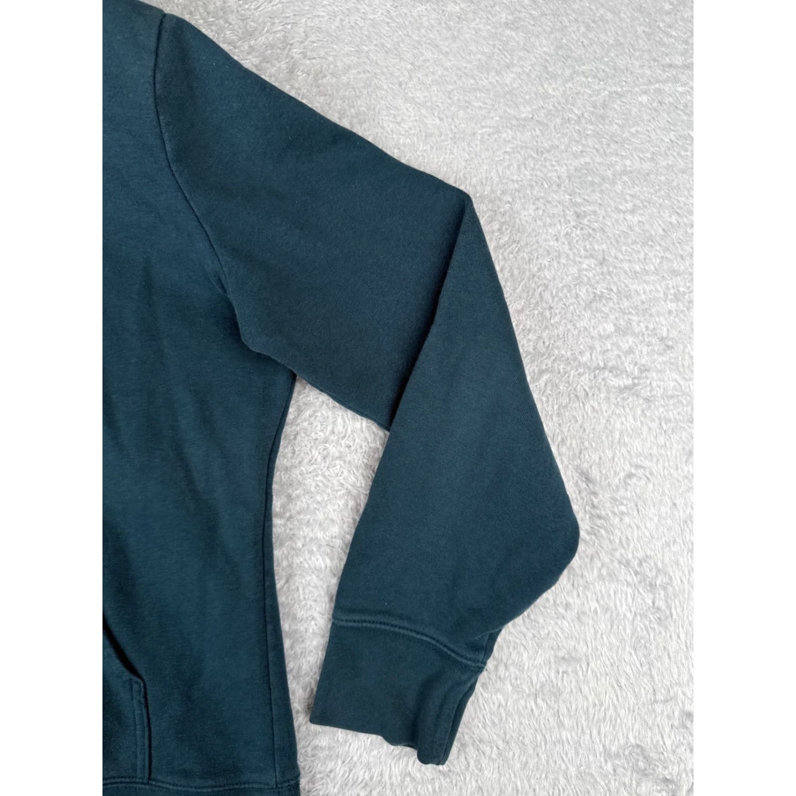 The North Face The North Face Hoodie Womens Large Green Sweatshirt Pullover Cotton Blend Pocket Size L / US 10 / IT 46 - 3 Thumbnail