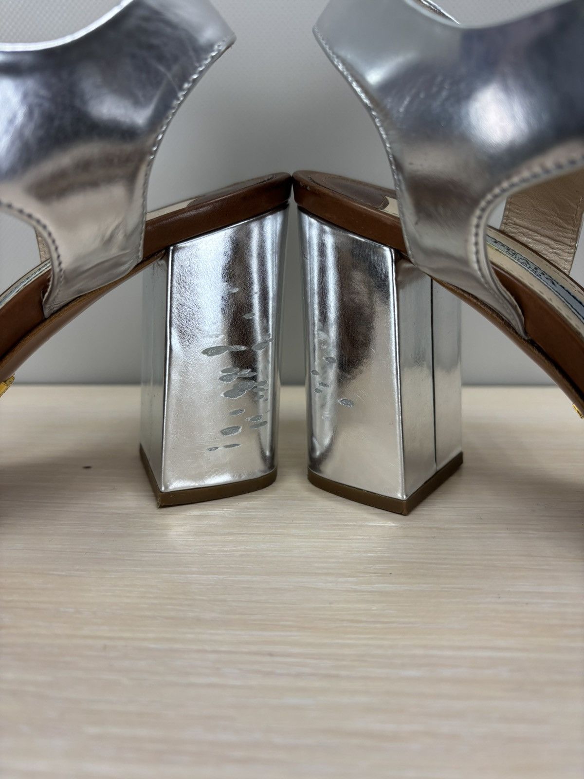 Prada Womens heels Prada Size 36 1/2 Color Brown Size US 6.5 / IT 36.5 - 10 Thumbnail