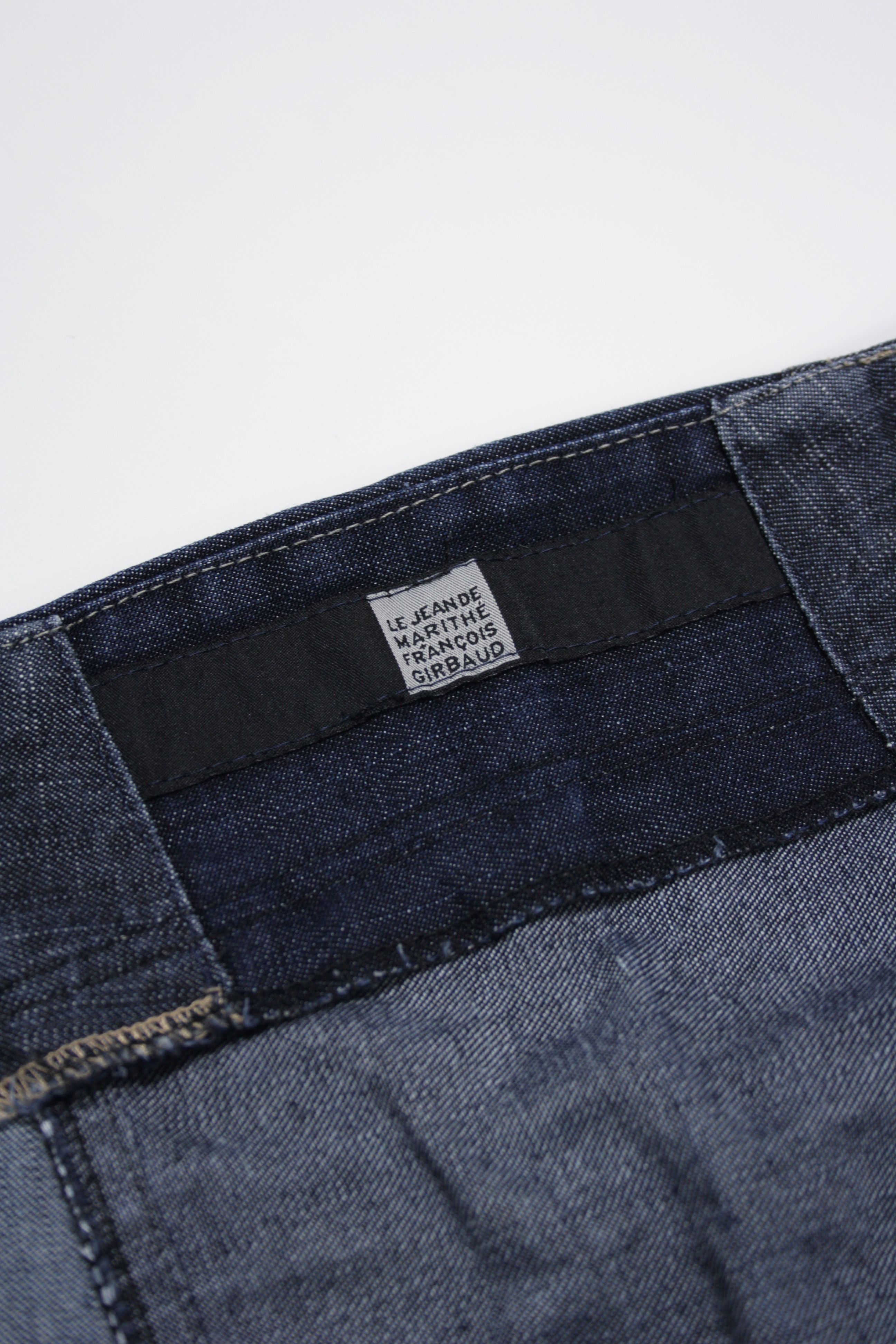 Marithe + Francois Girbaud × Vintage M+FG 2000s Vintage Denim Straight Midi Skirt Y2K Size 31" - 6 Thumbnail
